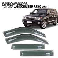 <HIGH QUALITY>Door Visor Injection--Toyota Landcruiser FJ100 2003-2007