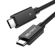 安心の日本企業 Thunderbolt 5ケーブル サンダーボルト5 80Gbps 双方向データ転送 240W急速充電 タイプｃ USB-C ケーブル 16K@60Hz 8K@60Hz 4K@540H