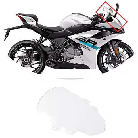 For CFMOTO 250SR Windshield Transparent Windscreen SR250 CF250-6 CF250 Wind Deflector Motorcycle Acc