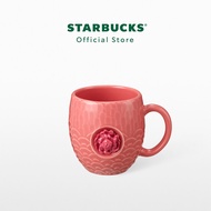 Starbucks Dragon Pattern &amp; Flower Pink Mug 14oz. แก้วน้ำสตาร์บัคส์เซรามิก ขนาด 14ออนซ์ A11148903