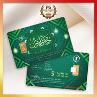 Public Gold Bullion Bar 1g (Au 999.9) - Jamadil Awal