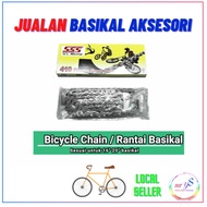 High Quality (Triple SSS) Bicycle Chain Rantai Basikal (16” 20” basikal Bmx, mini dan fixie)