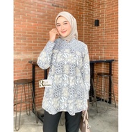 New Blouse Batik Soft Kombinasi