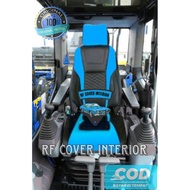 Excavator seat cover Komatsu + gear wrap - beko seat cover - kolbeco seat cover - Hitachi seat cover