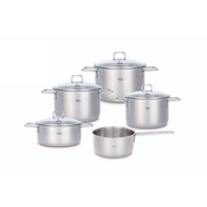 [MADE IN GERMANY] FISSLER HAMBURG GLASS POT SET 5 Piece