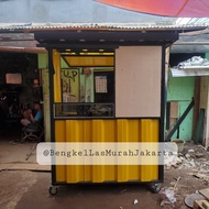 Gerobak Dorong Booth Kontainer / Container 1.5x0.6x2m