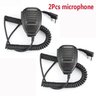 2Pcs ไมโครโฟนสำหรับ Baofeng Handheld Mic วิทยุ Walkie Talkie ลำโพงสำหรับ UV-5R UV-5RA UV-5RE UV-3R UV-82 UV-8D BF-888S