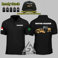 POLO SHIRT MOTOR GRADER KAOS KERAH OPERATOR GRADER