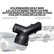 VOLKSWAGEN GOLF MK5 1.4 1.6 2.0 PASSAT B6 B7 3.6 VR6  BOTTOM RADIATOR COOLANT HOSE FLANGE COOLANT FL