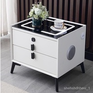 🚢Multifunctional Smart Bedside Table Modern Minimalist Cabinet Storage CabinetinsNordic Style Bedside Table Smart Locker