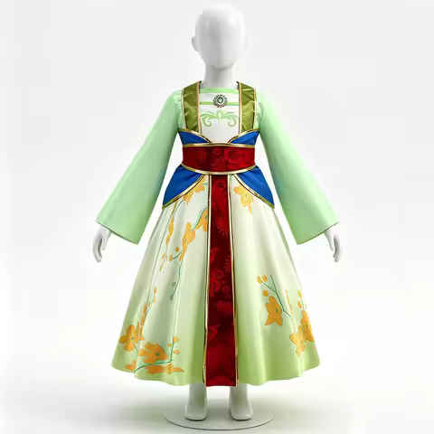 Hero Princess Mulan Kids Clothes Halloween Cosplay Chinese Traditional Hanfu Children Costume Carniv