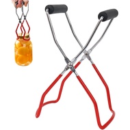 2-Piece Canning Bottle Opener, Canning Clip, Stainless Steel Canning Bottle Opener with Rubber Grip 