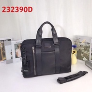 ♟♕ TUMI Tuming computer bag business briefcase black Alpha Bravo series men's casual horizontal section 232390
