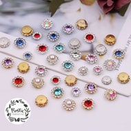 12mm button pearl gem shell