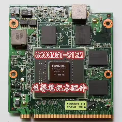 Original 8600MGT 8600M GT 512MB G84-600-A2 Video Card VAG Card For Asus A8S F8S V1S VX2 VX2S Z99S X8