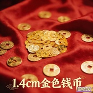 Free Shipping💥Taiwan Ready Stock💥1.4cm Gold Copper Coins Money-giving Money-giving Coins Handmade DI