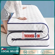 [Shipping from Manila] 2 Inch Latex Mattresses Memory Foam Mattress Dormitory Cushions Back Care Matress Foam Bed Single/Double/Full Double/Queen/King Size Floor Mats Sleeping Mats Student Thickened Tatami Mattresses