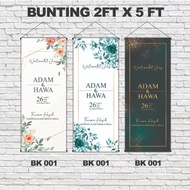 Bunting Kahwin Minimal | Bunting Arrow