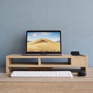 Inhome Furniture ชั้นวางจอคอม แท่นวางจอคอม ที่วางจอคอม (60ซม) สีไม้ รุ่น ss-6091-wood
