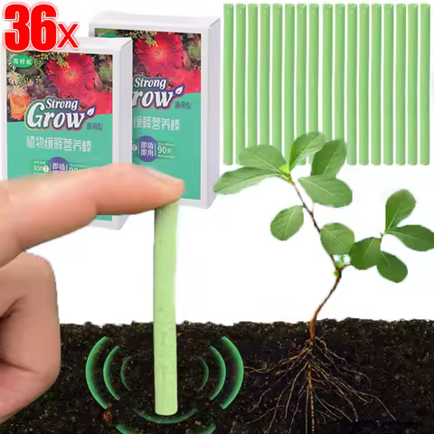 36x Plant Nutrition Bars Nitrogen Phosphorus Potassium for Healthy Growth of Plant Fruit Vegetables 