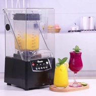 Commercial Intelligent Electric Blender 1.8L Food Blender Fruit Smoothie Machine Kitchen Breaker Soundproof Cover