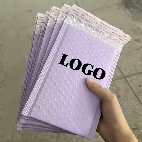 10pcs Custom Logo Bubble Mailers Poly Bubble Mailer Self Seal Padded Envelopes Gift Bags Packaging B