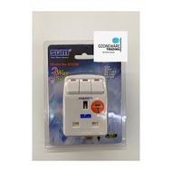 Sum 3 Way Pin Plug With Switch S313N