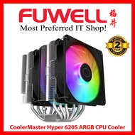 FUWELL - CoolerMaster Hyper 620S ARGB Dual Tower CPU Cooler [2 Years Local Warranty]