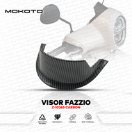 YAMAHA MIO FAZZIO SPEEDOMETER WINDSHIELD VISOR CARBON Z-10265 / SMOKE Z-10266 FOR YAMAHA MIO FAZZIO 