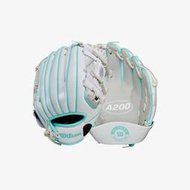 Wilson A200 兒童專用棒球手套 初心者手套 入門手套 輔助帶設計，方便小手固定 10吋 海砂