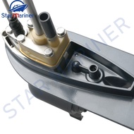 SALE Boat Engine Lower Unit Assy Long Shaft 6E0-45300-03-4D For YAMAHA Outboard Motor 5HP 4HP GEARBO