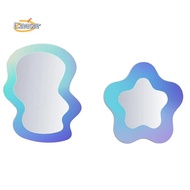 【caesarA8】School Locker Mirrors Acrylic Locker Mirrors with Magnetic Backing Locker Accessories Mirr