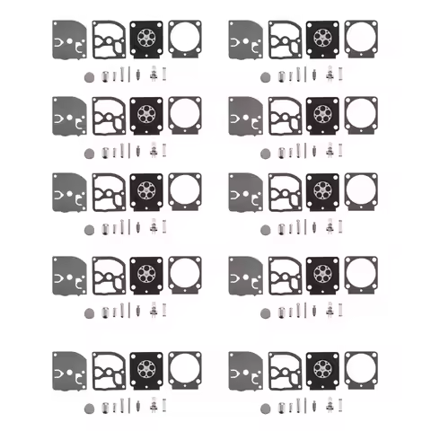 10 Set Carburetor Repair Kit Trimmer Parts RB-100 Gasket Diaphragm for Stihl HS45 FS55 FS38 BG45 MM5