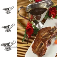 [Kesoto1] Gravy Boat Steak Sauce Pourer Cup Dressing Boat Pepper Sauce Utensils 3oz/5oz/8oz