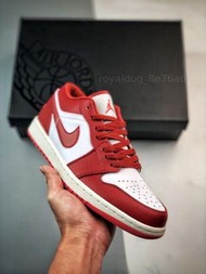 💜Air Jordan 1 Low Dune Red鞋