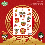 Not for Sale | Win CNY Sticker — Limited Edition Gift