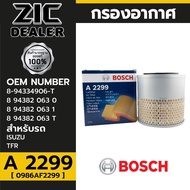 BOSCH Air Filter ISUZU Code A 2299 Model TFR P/N 0986AF2299