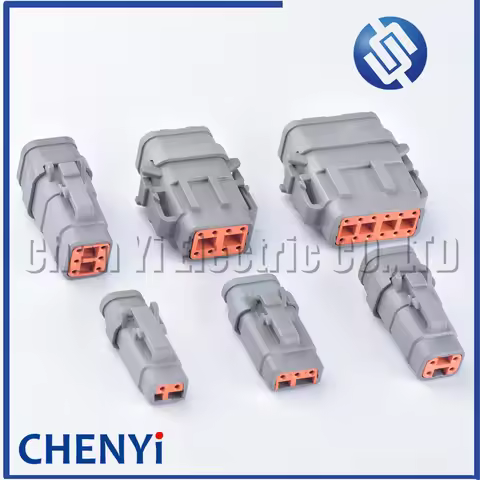 2 3 4 6 8 12 Pin Waterproof Connector Plug DTM06-2S-E007 DTM06-3S-E007 DTM06-4S-E007 DTM06-6S-E007 D