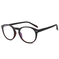 JN IMPRESSION New Round Anti-blue Light Presbyopic Glasses Retro Reading Mens Reading Glasses Single