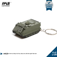 [NAS] 1/144 scale American tank model M113. M113 tank model keychain 1:144 scale