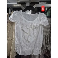 Ruffle shirt S MS89