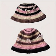 HANDMADE CUTE BUCKET HAT/CUSTOM BUCKET HAT/PASTEL BUCKET HAT/RIBBON BUCKET HAT/CUTE HAT/COQUETTE AES