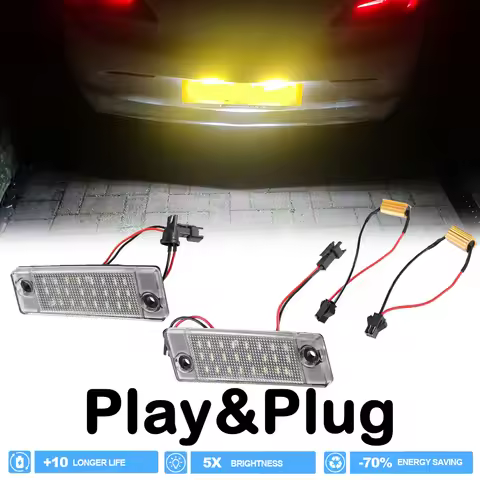 2Pcs Canbus LED Rear Tail License Number Plate Light for Chevrolet Captiva 2006-2013 Opel Antara 200