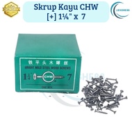 CHW Wood Screw / Wood Screw + 1 1/ 4 inch x 7mm