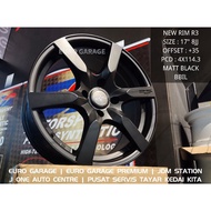 NEW RIM 17 4X114.3 R3 PROTON waja persona iriz gen2 new saga satria neo iswara