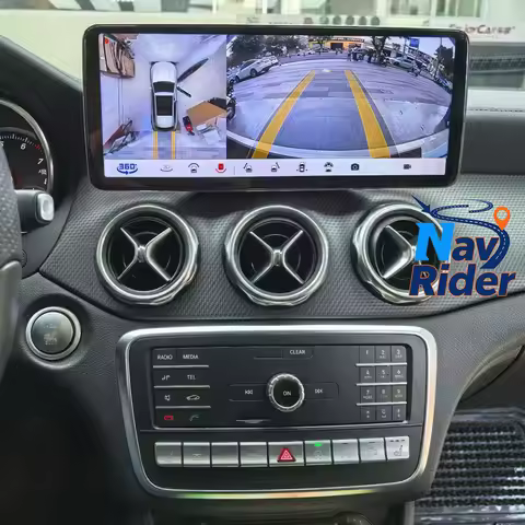 Wireless CarPlay Car Radio GPS WiFi 12.8" Ultra-thin Screen Android For Mercedes Benz A Class CLA GL