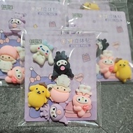 Sanrio 3D stickers - DIY with glue dots