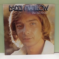 #AA202-34 < NM > LP TERPAKAI [ BARRY MANILOW - THIS ONE FOR YOU ] USED LP