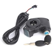 EBike Thumb Throttle LCD Display, EBike Voltage Display with Key Lock for E-Scooter Electric Bike