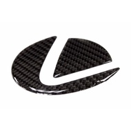 Carbon Fiber Trunk Emblem Insert Filler Decal For 06-13 Lexus IS F Sport 250 350